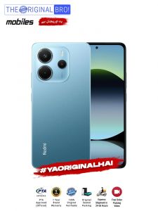 Redmi Note 14 - 8GB RAM - 128GB Storage - PTA Approved - 12 Months Warranty - Blue - The Original Bro Mobiles - TOB33